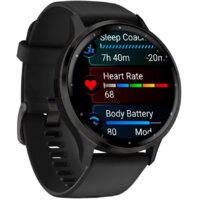 Умные часы Garmin Venu 3 (черный, с силиконовым ремешком) - Изображение №2 — Chaika Market