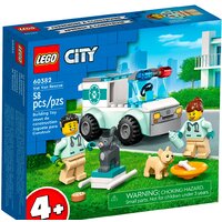 Конструктор LEGO City 60382 Ветеринарный фургон — Chaika Market