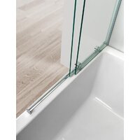 Стеклянная шторка для ванны Cezares Stream-VFS-11-90/150-C-Cr - Изображение №4 — Chaika Market