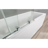 Стеклянная шторка для ванны Cezares Stream-VFS-11-90/150-C-Cr - Изображение №5 — Chaika Market