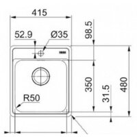 Кухонная мойка Franke BCX 610-42 TL 101.0689.880 - Изображение №2 — Chaika Market