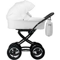 Универсальная коляска Indigo Barbara ECO Classic (2 в 1, be 05/белая кожа) - Изображение №2 — Chaika Market