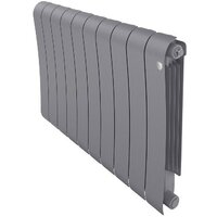 Биметаллический радиатор Royal Thermo Infinity 500 Silver Satin (10 секций) - Изображение №1 — Chaika Market