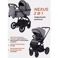 Универсальная коляска Rant Basic Nexus RA106 (2 в 1, серый) — Chaika Market