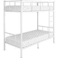 Двухъярусная кровать Князев Мебель Дебора 1 ДБ1.90.200.Б (белый муар) — Chaika Market