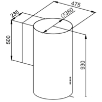 Кухонная вытяжка MAUNFELD Lee Wall 39 (золотой) - Изображение №14 — Chaika Market