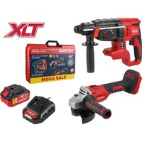  Wortex 1329852 (перфоратор, болгарка, 1 АКБ, кейс) — Chaika Market