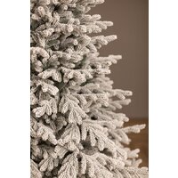 Ель Ёлушка Уральская заснеженная ЕУРАЛЗ 18 (1.8м, подставка пластик) - Изображение №4 — Chaika Market