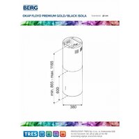 Кухонная вытяжка Berg Floyd Premium Gold Isola - Изображение №2 — Chaika Market