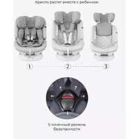 Детское автокресло Rant Nitro Isofix UB619 (серый/черный) - Изображение №19 — Chaika Market