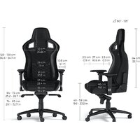 Кресло Noblechairs Epic PU (черный/золотистый) - Изображение №9 — Chaika Market