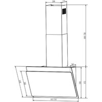 Кухонная вытяжка Faber Tocco BK 50 330.0702.952 - Изображение №2 — Chaika Market