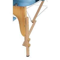 Массажный стол Atlas Sport складной 2-с деревянный 70 см (светло-голубой) - Изображение №4 — Chaika Market