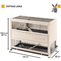Клетка Ferplast Cottage Large 57094200 - Изображение №2 — Chaika Market