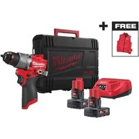 Ударная дрель-шуруповерт Milwaukee M12 FPD2MC-602X 4933499463 (с 2-мя АКБ, кейс) — Chaika Market