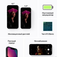 Телефон Apple iPhone 13 128GB (темная ночь) - Изображение №7 — Chaika Market