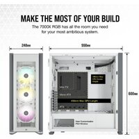 Корпус Corsair iCUE 7000X RGB CC-9011227-WW - Изображение №2 — Chaika Market