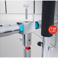 Батут Atlas Sport 312 см - 10ft Pro (4 ноги, внешняя сетка, синий) - Изображение №2 — Chaika Market