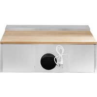 Кухонная вытяжка Elikor Фарм 90H-650-E3D (нержавеющая сталь/дуб неокрашенный) - Изображение №7 — Chaika Market