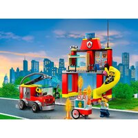 Конструктор LEGO City 60375 Пожарная часть и пожарная машина - Изображение №9 — Chaika Market