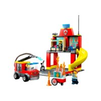 Конструктор LEGO City 60375 Пожарная часть и пожарная машина - Изображение №3 — Chaika Market