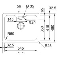 Кухонная мойка Franke Bell BCX 110-55 TL 122.0689.806 - Изображение №2 — Chaika Market