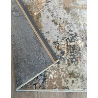 Ковер для жилой комнаты Radjab Carpet Бьянка прямоугольник D056A 7613RK-b 2x2.9 (cream shirink/vizon fdy) - Изображение №3 — Chaika Market