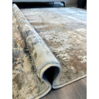 Ковер для жилой комнаты Radjab Carpet Бьянка прямоугольник D056A 7613RK-b 2x2.9 (cream shirink/vizon fdy) - Изображение №2 — Chaika Market