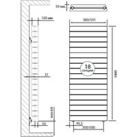 Дизайн-радиатор Royal Thermo PianoForte Tower 500 new/Noir Sable - 18 секций - Изображение №3 — Chaika Market