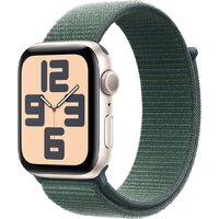 Умные часы Apple Watch SE 2 44 мм (алюминиевый корпус, звездный свет/зеленый, нейлоновый ремешок) — Chaika Market