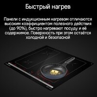 Варочная панель MAUNFELD CVI594SB2BKA Inverter - Изображение №9 — Chaika Market