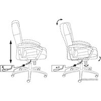 Офисное кресло Бюрократ T-9908AXSN-AB - Изображение №2 — Chaika Market