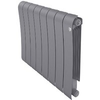 Биметаллический радиатор Royal Thermo Infinity 500 Silver Satin (8 секций) - Изображение №1 — Chaika Market