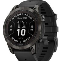 Умные часы Garmin Fenix 7 Pro Sapphire Solar (карбоново-серый титан/черный) — Chaika Market