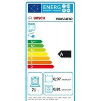 Электрический духовой шкаф Bosch HBA534EB0 - Изображение №5 — Chaika Market