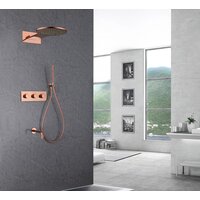 Душевая система  Abber Wasser Kreis AF8150RG (розовое золото) - Изображение №2 — Chaika Market