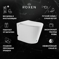 Унитаз приставной Roxen Vario 620260-01 с импульсным смывом — Chaika Market