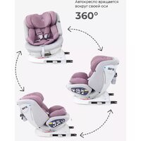 Детское автокресло Rant Nitro Isofix UB619 (серый/розовый) - Изображение №4 — Chaika Market