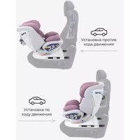 Детское автокресло Rant Nitro Isofix UB619 (серый/розовый) - Изображение №2 — Chaika Market