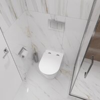 Унитаз подвесной Lauter Longer 2110822 с кнопкой 219701E (круглая, хром) - Изображение №28 — Chaika Market