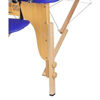 Массажный стол Atlas Sport складной 2-с деревянный 70 см (синий) - Изображение №3 — Chaika Market