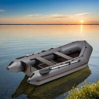 Моторно-гребная лодка BarrakuDA BR-3200 Киль (серый) - Изображение №5 — Chaika Market