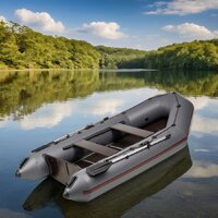 Моторно-гребная лодка BarrakuDA BR-3200 Киль (серый) - Изображение №7 — Chaika Market