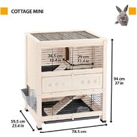Клетка Ferplast Cottage Mini 57093900 - Изображение №2 — Chaika Market