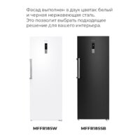 Морозильник MAUNFELD MFFR185W - Изображение №30 — Chaika Market