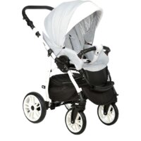 Универсальная коляска Indigo indigo (2 в 1, In 02, светло-серый) - Изображение №4 — Chaika Market