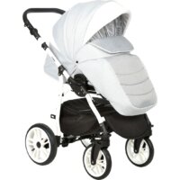 Универсальная коляска Indigo indigo (2 в 1, In 02, светло-серый) - Изображение №5 — Chaika Market