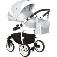 Универсальная коляска Indigo indigo (2 в 1, In 02, светло-серый) — Chaika Market