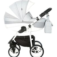 Универсальная коляска Indigo indigo (2 в 1, In 02, светло-серый) - Изображение №2 — Chaika Market