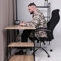 Офисное кресло AksHome Mastif (ткань, графит) - Изображение №11 — Chaika Market